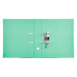 Modulo liderpapel 3 archivadores folio 2 anillas mecanismo de palanca 52mm verde pastel