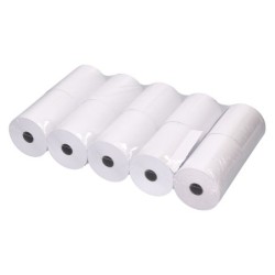 Rollo sumadora termico q-connect 80 mm ancho x 60 mm diametro sin bisfenol a papel de 70 g/m2