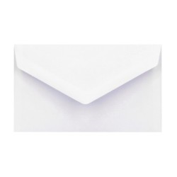 Sobre liderpapel blanco con fondo 95x162 mm engomado solapa de pico caja de 500 unidades