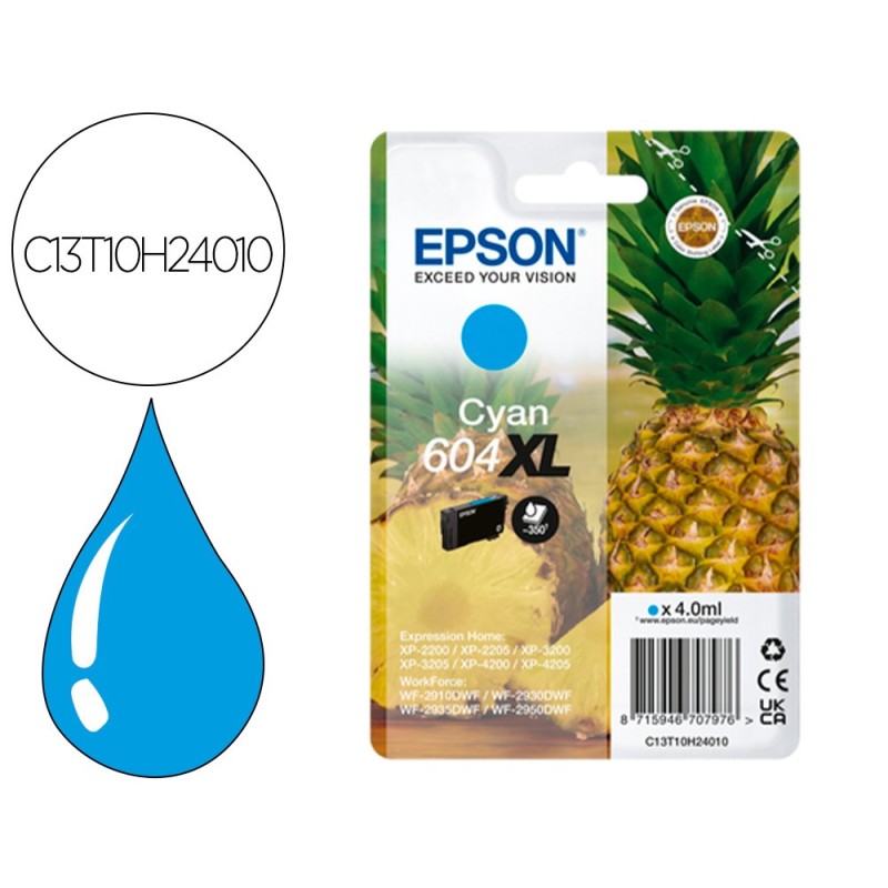 Ink-jet epson 604xl expression home xp-2200 / 2205 / 3200 / 3205 / 4200 / 4205 / wf-2910 series color
