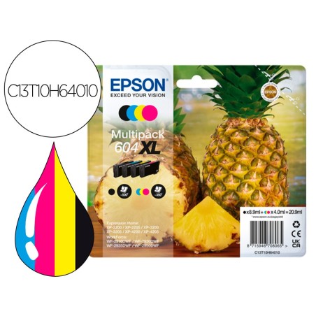 Ink-jet epson 604xl expression home xp-2200 / 2205 / 3200 / 3205 / 4200 / 4205 / wf-2910 series pack de