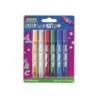Pegamento imedio glitter glue original para manualidades 10ml blister de 6 unidades colores surtidos