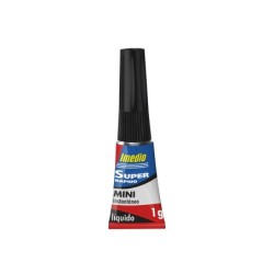 Pegamento imedio super rapido adhesivo instantaneo bote de 1 gr blister de 3 unidades