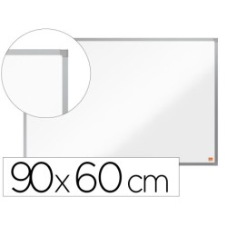Pizarra blanca nobo essence acero lacado 900x600 mm