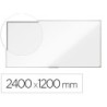 Pizarra blanca nobo essence acero lacado 2400x1200 mm