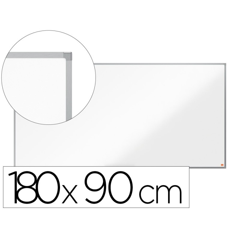Pizarra blanca nobo essence acero lacado 1800x900 mm Pizarra blanca nobo essence acero lacado 1800x900 mm