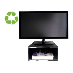 Soporte archivo 2000 para monitor poliester 100% reciclado con compartimento para formatos din a4 y folio