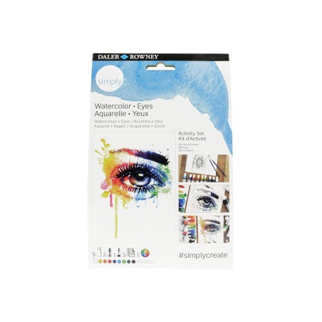 Set acuarela daler rowney simply activity