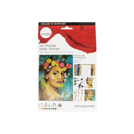 Set pintura oleo daler rowney simply activity