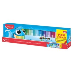 Rotulador maped color peps ocean caja de 48 unidades colores surtidos