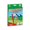 Lapices de colores alpino caja 36 unidades colores surtidos largos