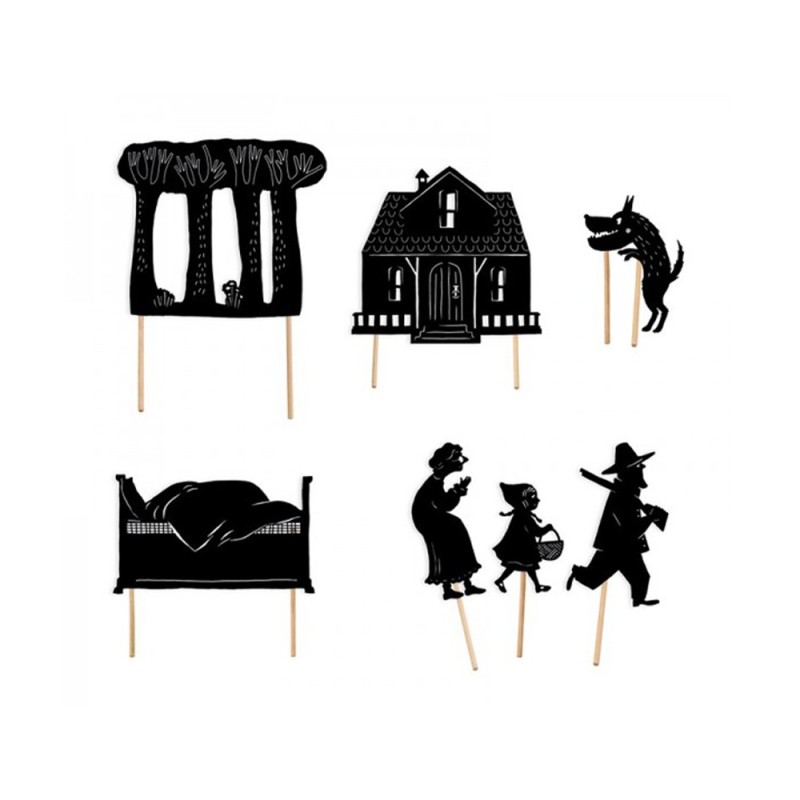 Juego mideer titeres de sombra caperucita roja Juego mideer titeres de sombra caperucita roja