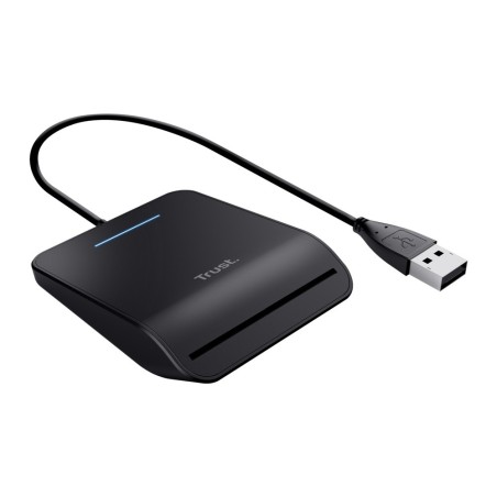 Lector de tarjetas trust primo dni smartcard usb-a color negro