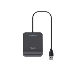 Lector de tarjetas trust primo dni smartcard usb-a color negro