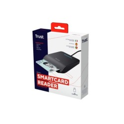 Lector de tarjetas trust primo dni smartcard usb-a color negro