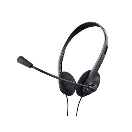 Auricular trust basics con microfono ajustable usb 2.0 longitud cable 180 cm color negro