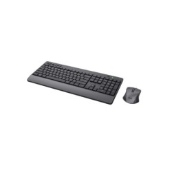 Set teclado  raton trust trezo inalambrico eco usb micro color negro