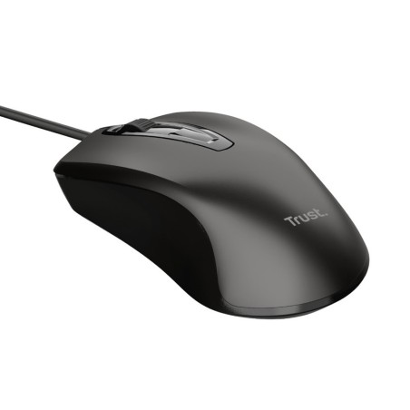 Raton trust basic optico 4 botones 1200 dpi usb 2.0 color negro