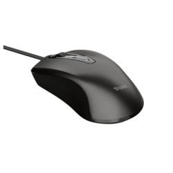 Raton trust basic optico 4 botones 1200 dpi usb 2.0 color negro