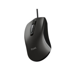 Raton trust basic optico 4 botones 1200 dpi usb 2.0 color negro
