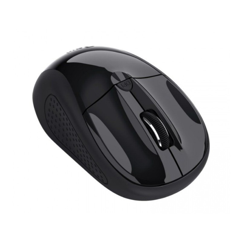 Raton trust basic optico inalambrico eco 4 botones 800/1600 dpi usb 2.0 color negro