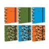 Carpeta de 4 anillas de 40 mm mixtas carton forrado folio colores surtidos camuflaje 6 diseños