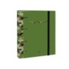 Carpeta de 4 anillas de 40 mm mixtas carton forrado folio colores surtidos camuflaje 6 diseños
