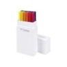 Rotulador tombow abt dual brush acuarelable doble punta fina/pincel estuche de 18 colores primarios