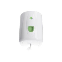 Dispensador papel secamanos bunzl greensource hoja a hoja fabricado en abs color blanco