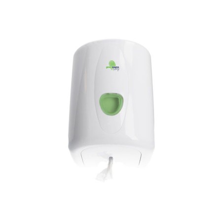 Dispensador papel secamanos bunzl greensource hoja a hoja fabricado en abs color blanco