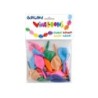 Globo 100% latex biodegradable blister de 20 unidades colores surtidos