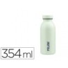 Botella portaliquidos milan acero inoxidable termo color verde 354 ml
