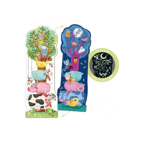 Puzle goula xxl 27 piezas dia y noche reversible