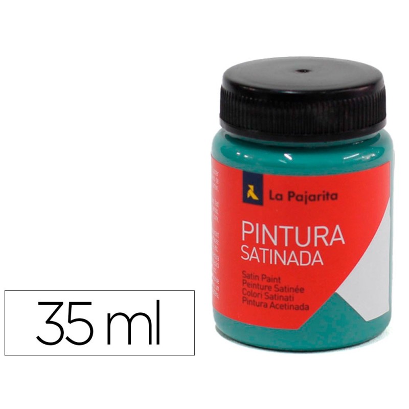 Pintura latex la pajarita satinada l-39 bote 35 ml verde jade Pintura latex la pajarita satinada l-39 bote 35 ml verde jade