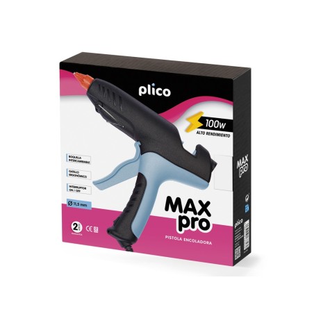 Pistola termofusible plico max pro 100w