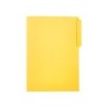 Subcarpeta cartulina liderpapel folio pestaña superior 240g/m2 amarillo