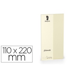 Sobre rossler coloretti dl americano color crema 110x220 mm pack de 5 unidades