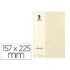 Sobre rossler coloretti c5 color crema 157x225 mm pack de 5 unidades