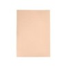 Cartulina liderpapel a4 180g/m2 crema paquete de 255 hojas en carpeta dossier transparente con cierre velcro