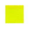 Bloc de notas adhesivas quita y pon q-connect 76x76 mm removible plastico translucido amarillo neon con 50 hojas