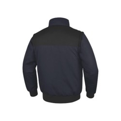 Chaleco deltaplus multibolsillos con cremallera y mangas desmontables 80% poliester 20% algodon talla