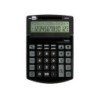 Calculadora liderpapel sobremesa xf40 12 digitos dos lineas solar y pilas negro 175x120x30 mm 40% reciclada