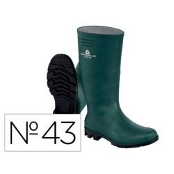 Botas deltaplus de seguridad stone pvc verde suela de tacos talla 43