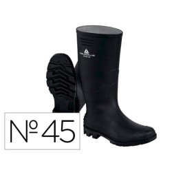 Botas deltaplus de seguridad stone pvc negro suela de tacos talla 45
