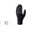 Guantes de nitrilo deltaplus no empolvado desechable talla 10 color negro caja de 100 unidades