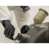 Guantes de nitrilo deltaplus no empolvado desechable talla 10 color negro caja de 100 unidades