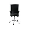 Silla giratoria q-connect respaldo medio de similpiel regulable en altura 980100x630x625 mm color negro