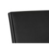 Silla giratoria q-connect respaldo medio de similpiel regulable en altura 980100x630x625 mm color negro