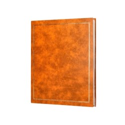 Album de fotos liderpapel anillas serie classic con 20 hojas autoadhesivas color marron