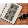 Album de fotos liderpapel anillas serie classic con 20 hojas autoadhesivas color azul